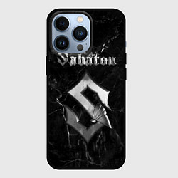 Чехол для iPhone 13 Pro SABATON, цвет: 3D-черный