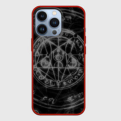 Чехол для iPhone 13 Pro ПЕНТАГРАММА,, цвет: 3D-красный