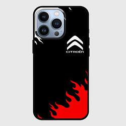 Чехол для iPhone 13 Pro CITROEN, цвет: 3D-черный