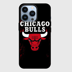 Чехол для iPhone 13 Pro CHICAGO BULLS, цвет: 3D-черный