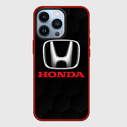 Чехол для iPhone 13 Pro HONDA, цвет: 3D-красный