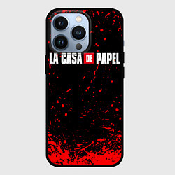 Чехол для iPhone 13 Pro La Casa de Papel спина Z, цвет: 3D-черный