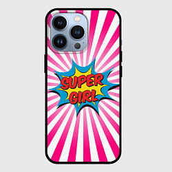 Чехол для iPhone 13 Pro Super Girl, цвет: 3D-черный