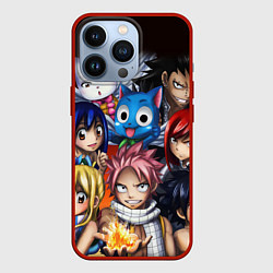 Чехол для iPhone 13 Pro FAIRY TAIL ХВОСТ ФЕИ, цвет: 3D-красный