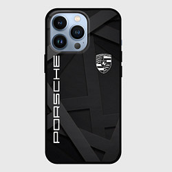 Чехол для iPhone 13 Pro PORSCHE, цвет: 3D-черный