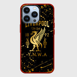 Чехол для iPhone 13 Pro LIVERPOOL ЛИВЕРПУЛЬ, цвет: 3D-красный