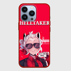 Чехол для iPhone 13 Pro HELLTAKER, цвет: 3D-красный