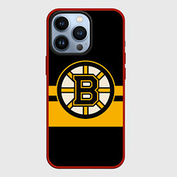 Чехол для iPhone 13 Pro BOSTON BRUINS NHL, цвет: 3D-красный