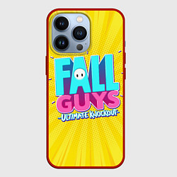 Чехол для iPhone 13 Pro Fall Guys, цвет: 3D-красный
