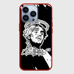 Чехол для iPhone 13 Pro Lil Peep, цвет: 3D-красный