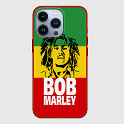 Чехол для iPhone 13 Pro Bob Marley, цвет: 3D-красный