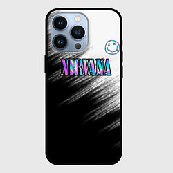 Чехол для iPhone 13 Pro Nirvana, цвет: 3D-черный