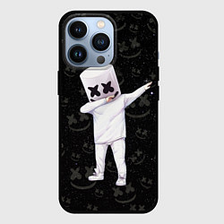 Чехол для iPhone 13 Pro MARSHMELLO, цвет: 3D-черный