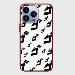 Чехол для iPhone 13 Pro JoJo Bizarre Adventure, цвет: 3D-красный