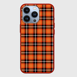 Чехол для iPhone 13 Pro Шотландская клетка, цвет: 3D-красный