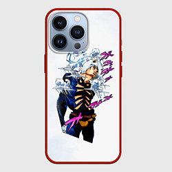 Чехол для iPhone 13 Pro JoJo Bizarre Adventure, цвет: 3D-красный