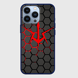Чехол для iPhone 13 Pro КОД ГИАСС, цвет: 3D-тёмно-синий