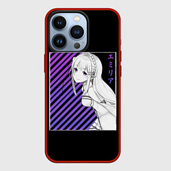 Чехол для iPhone 13 Pro Re:Zero, цвет: 3D-красный