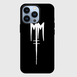 Чехол для iPhone 13 Pro Marilyn Manson, цвет: 3D-черный