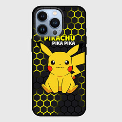 Чехол для iPhone 13 Pro Pikachu Pika Pika, цвет: 3D-черный