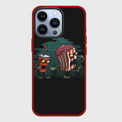 Чехол для iPhone 13 Pro Zombie, цвет: 3D-красный