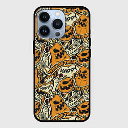 Чехол для iPhone 13 Pro Хэллоуин, цвет: 3D-черный