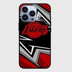 Чехол для iPhone 13 Pro LA LAKERS RED, цвет: 3D-черный