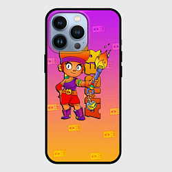 Чехол для iPhone 13 Pro Brawl Stars Amber, цвет: 3D-черный