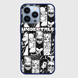 Чехол для iPhone 13 Pro UNDERTALE, цвет: 3D-тёмно-синий