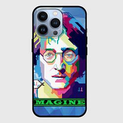 Чехол для iPhone 13 Pro Джон Леннон Imagine, цвет: 3D-черный