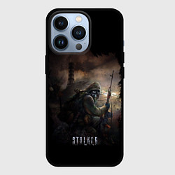 Чехол для iPhone 13 Pro S T A L K E R, цвет: 3D-черный