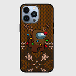 Чехол для iPhone 13 Pro Among Us Merry Christmas Z, цвет: 3D-черный