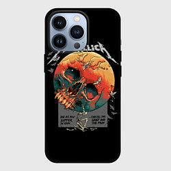 Чехол для iPhone 13 Pro Metallica, цвет: 3D-черный