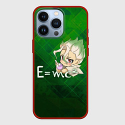 Чехол для iPhone 13 Pro Доктор Стоун, цвет: 3D-красный