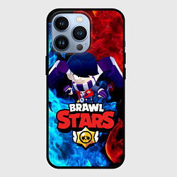 Чехол для iPhone 13 Pro Brawl Stars Эдгар, цвет: 3D-черный