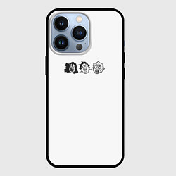 Чехол для iPhone 13 Pro DEMON SLAYER, цвет: 3D-черный
