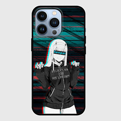 Чехол для iPhone 13 Pro Zero Two Senpai, цвет: 3D-черный