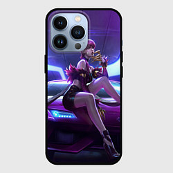 Чехол для iPhone 13 Pro KDA Evelyn, цвет: 3D-черный