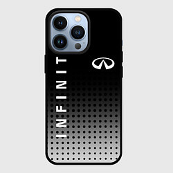 Чехол для iPhone 13 Pro Infiniti, цвет: 3D-черный