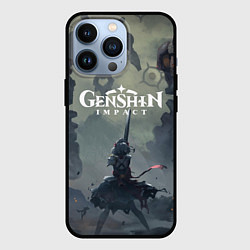 Чехол для iPhone 13 Pro Genshin impact Noelle, цвет: 3D-черный