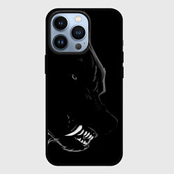 Чехол для iPhone 13 Pro Wolf, цвет: 3D-черный