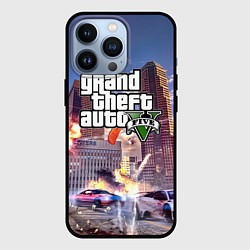 Чехол для iPhone 13 Pro ЭКШЕН Grand Theft Auto V, цвет: 3D-черный