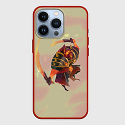 Чехол для iPhone 13 Pro Ember Dota 2, цвет: 3D-красный