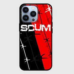 Чехол для iPhone 13 Pro SCUM, цвет: 3D-черный