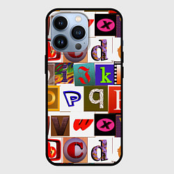 Чехол iPhone 13 Pro Английские буквы 2