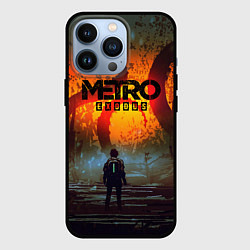 Чехол для iPhone 13 Pro Metro Exodus, цвет: 3D-черный