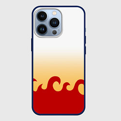 Чехол для iPhone 13 Pro ШИНДЖУРО РЕНГОКУ KNY, цвет: 3D-тёмно-синий