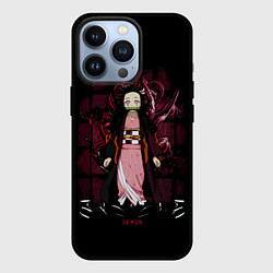 Чехол для iPhone 13 Pro Nezuko Kamado Kimetsu no Yaiba, цвет: 3D-черный