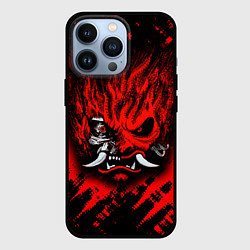 Чехол для iPhone 13 Pro SAMURAI KEANU REEVES RED, цвет: 3D-черный