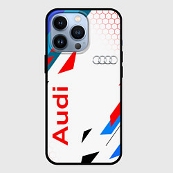 Чехол для iPhone 13 Pro AUDI АУДИ SPORT, цвет: 3D-черный